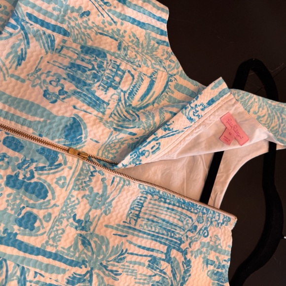 Lilly Pulitzer Blue and White Mini Skirt - Picture 13 of 14